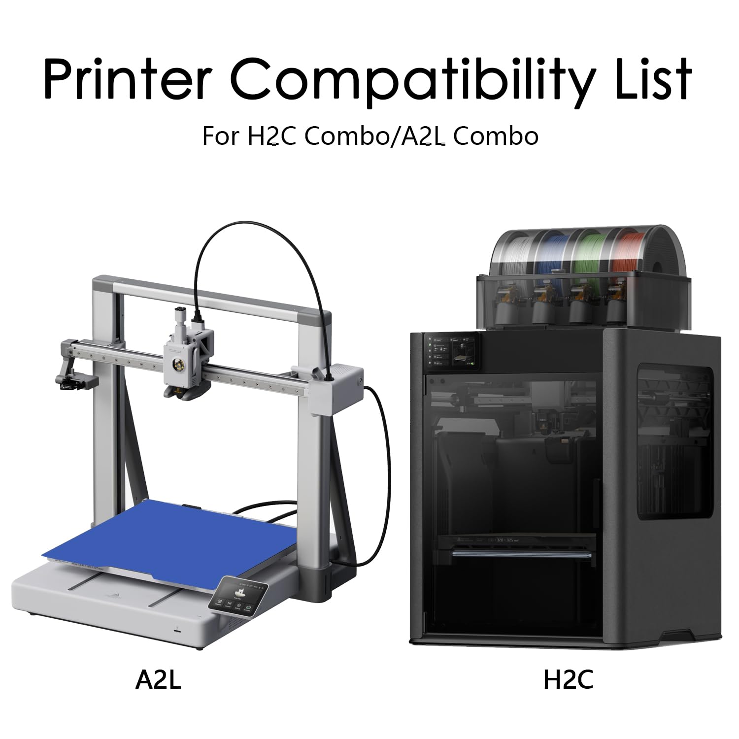HzdaDeve verbesserte Kühlplatte für H2C/A2L Combo niedrige Temperatur kalte Bauplatte 335x346.5MM doppelseitige glatte Plattenbett PEI Plattform für Bambus Lab 3D-Drucker (keine Heizung/kein Kleber)