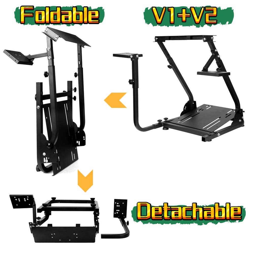 Lіmіtеd Dіѕсоunt Hottoby Racing Wheel Stand Pro Racing Simulator Frame for Logitech G25 G27 G29 G920 G923 Double Gear Shifter Mount for Logitech Driving Force Shifter Handbrake fit for PC PS4 Xbox Pedals Not Included Crаzу Clеаrаnсе Hottoby Racing Wheel Stand Pro Racing Simulator Frame for Logitech G25 G27 G29 G920 G923 Double Gear Shifter Mount for Logitech Driving Force Shifter Handbrake fit for PC PS4 Xbox Pedals Not Included