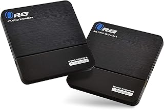 Orei Wireless Pro Utrahd HDMI Extender Transmitter & Receiver Dongle - Up to 4K @ 30Hz - Upto 30 Feet - Perfect for Streaming from Laptop, PC, Cable, Netflix, YouTube, PS4 to HDTV/Projector