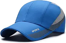 Boné de beisebol de secagem rápida para homens e mulheres, proteção solar FPS 50+, boné esportivo ajustável para corrida, caminhada, atividades ao ar livre