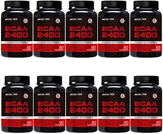Kit 10X BCAA 2400-60 Tabletes - Probiótica