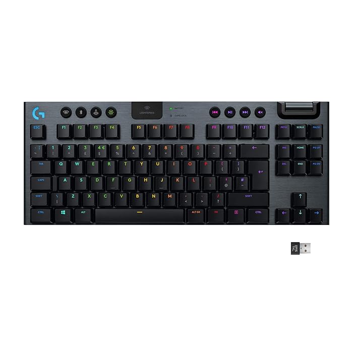 Buy Logitech G915 LIGHTSPEED TKL Tenkeyless Wireless Mechanical Gaming