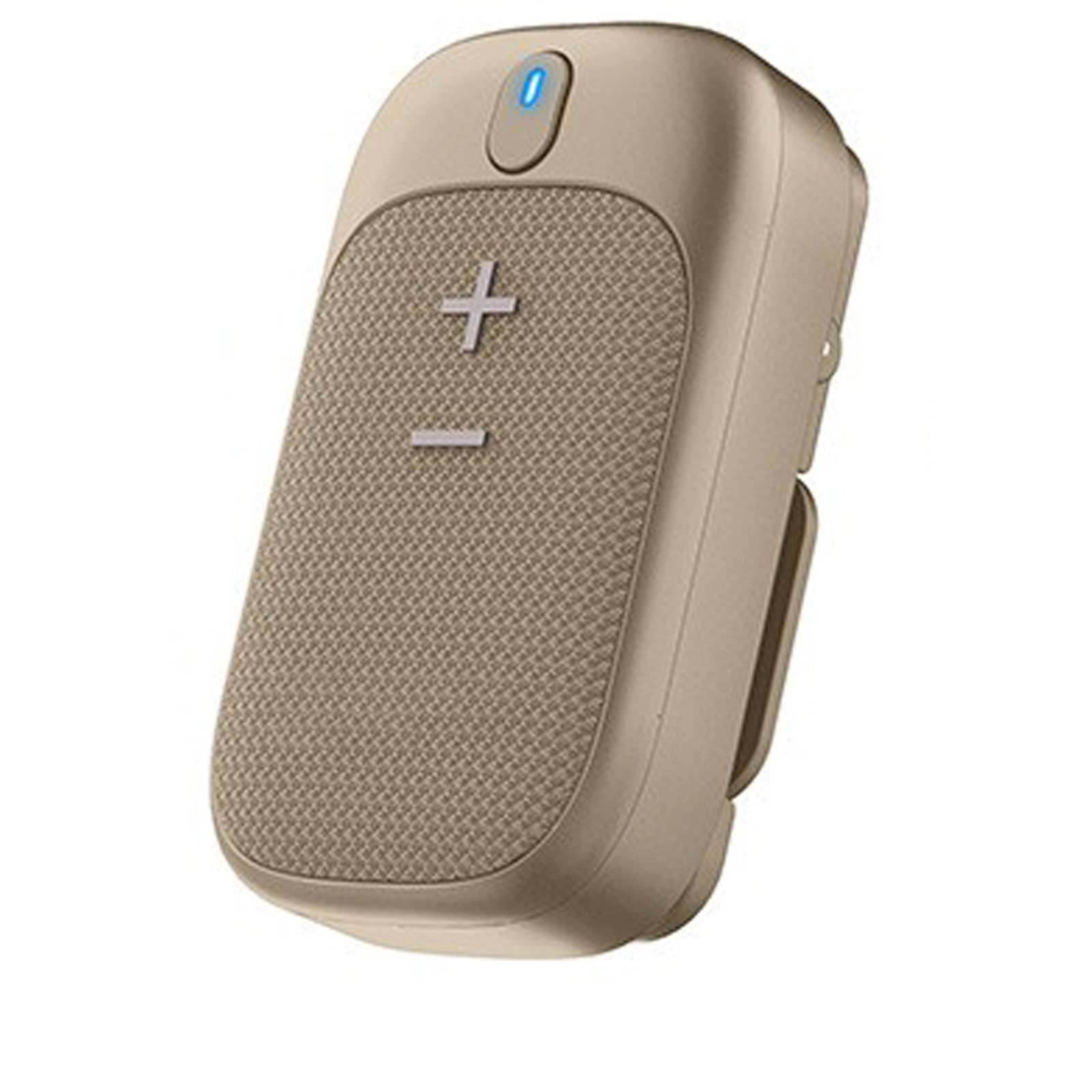 Wearable Bluetooth Speaker - mini Waterproof Speaker Clip Type - Built-in Microphone for Hands-Free Music and Call Functions (Light Beige)-image-15