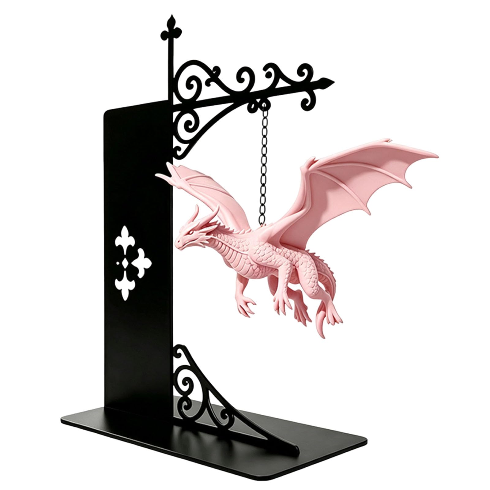 Fantasy Dragon Bookshelf Night Light Warm LED for Reading Corner