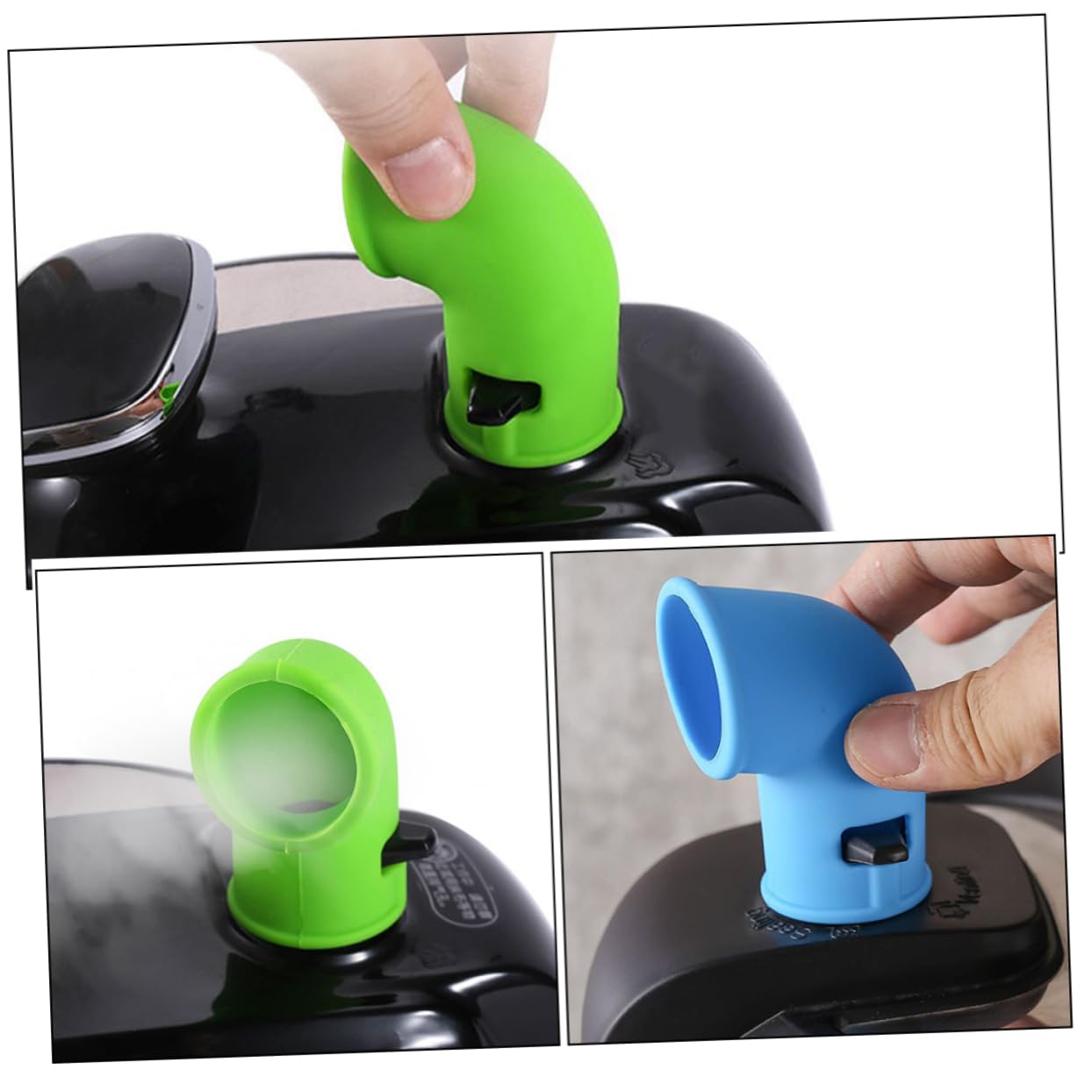 2pcs Silicone Steam Release Diverters Steam Release Diverters Silicone Diverter for Cooker Steam Cooker Diverter Cooker Supplies Steam Diverter for Cooker Pressure Cooker Releaser