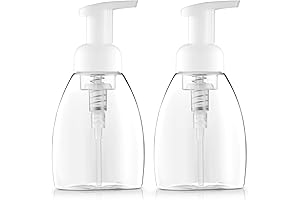 Bar5F 8.5-Ounce Pack of 2 Foaming Soap Dispenser Pump Bottles