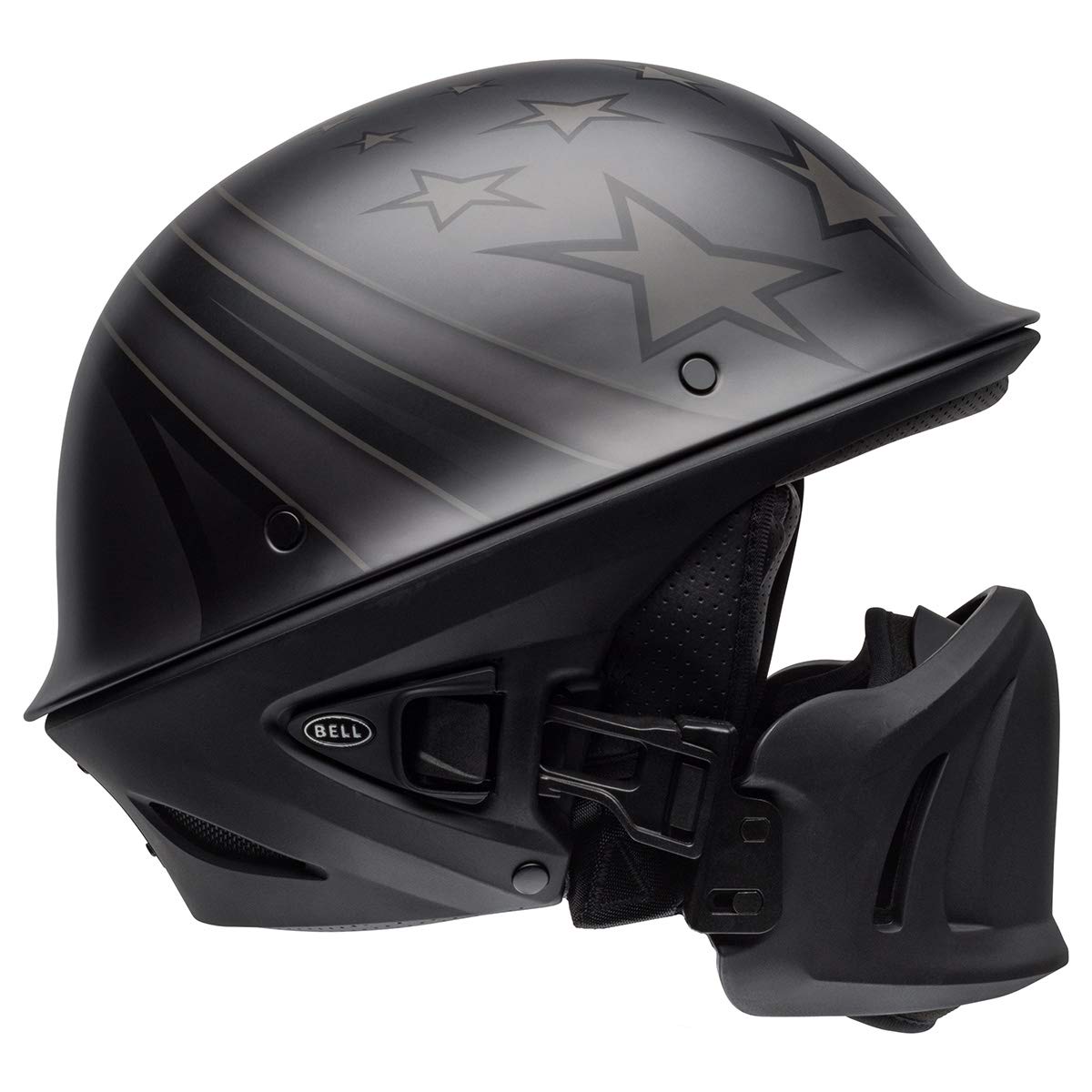 Bell Rogue Half-Size Motorcycle Helmet (Honor Matte Titanium/Black, X-Large)