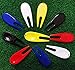 Adhere 10 20pcs Golf Divot Repair Tools Plastic Golf Pitchforks 5 Colours Mix Pack (20pcs Mixed Color)