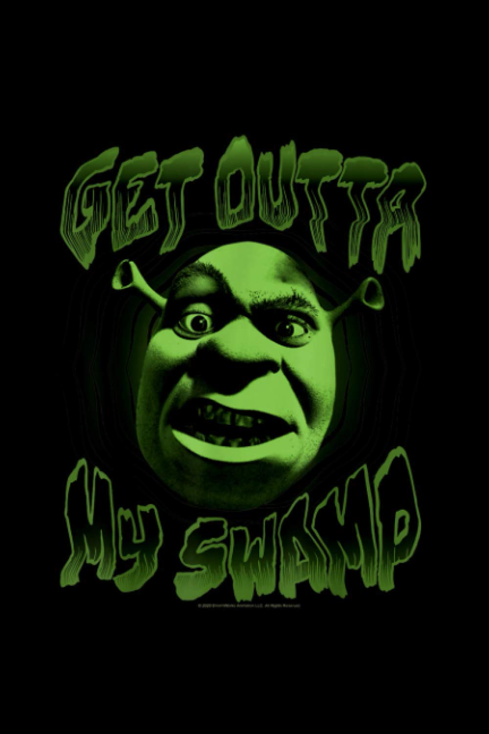 Shrek Get Outta My Swamp Notebook 114 Pages 6''x9'' College Rule