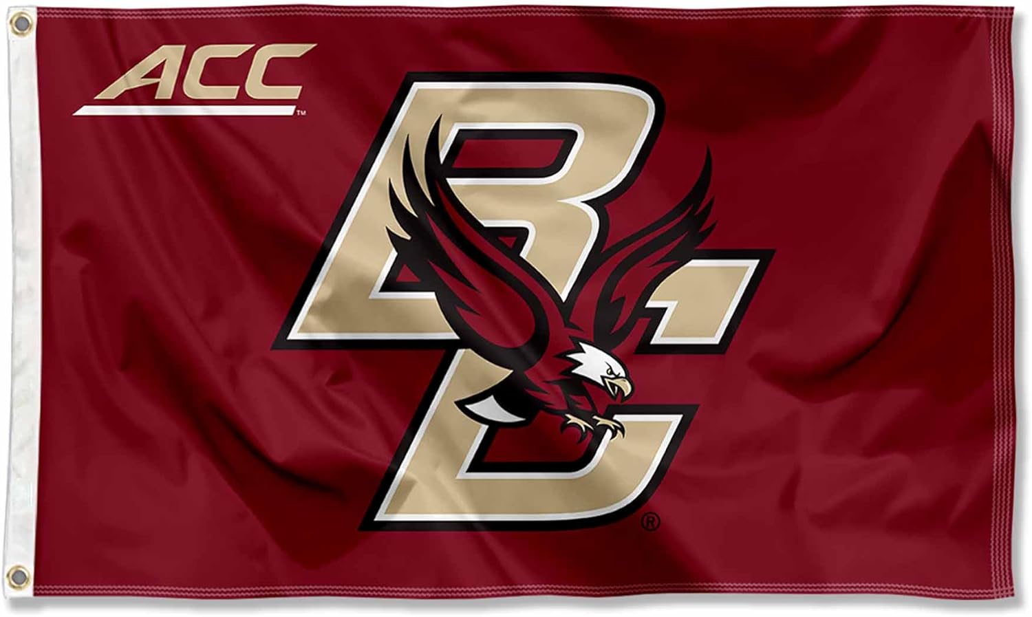 Boston College Eagles ACC Logo 3x5 Grommet Flag
