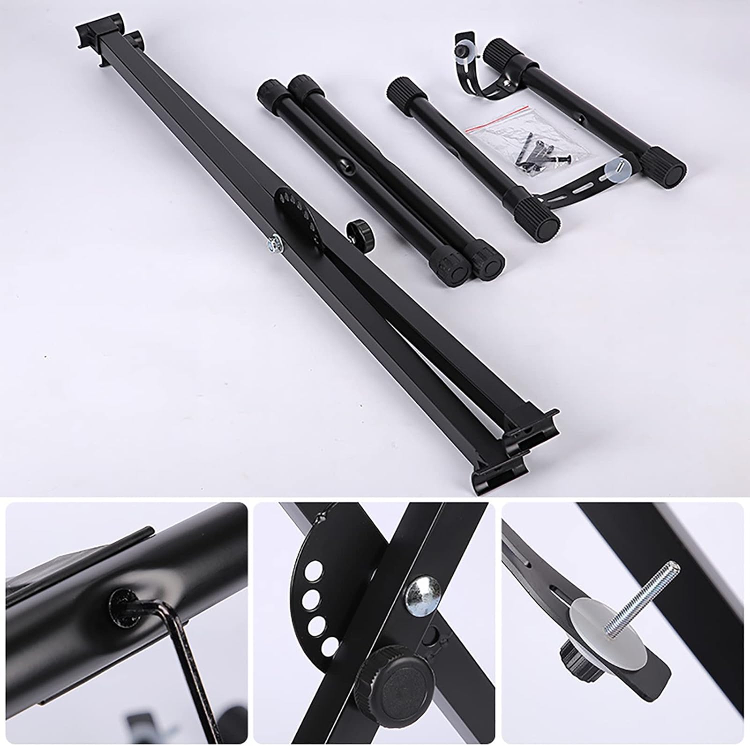 Portable Stand for 27/30/32/34 Notes Xylophone, Electronic Piano, 7-Geers Height Adjustable; Universal Lift Piano Bench, Foldable & Comfortable (Color : Bracket)