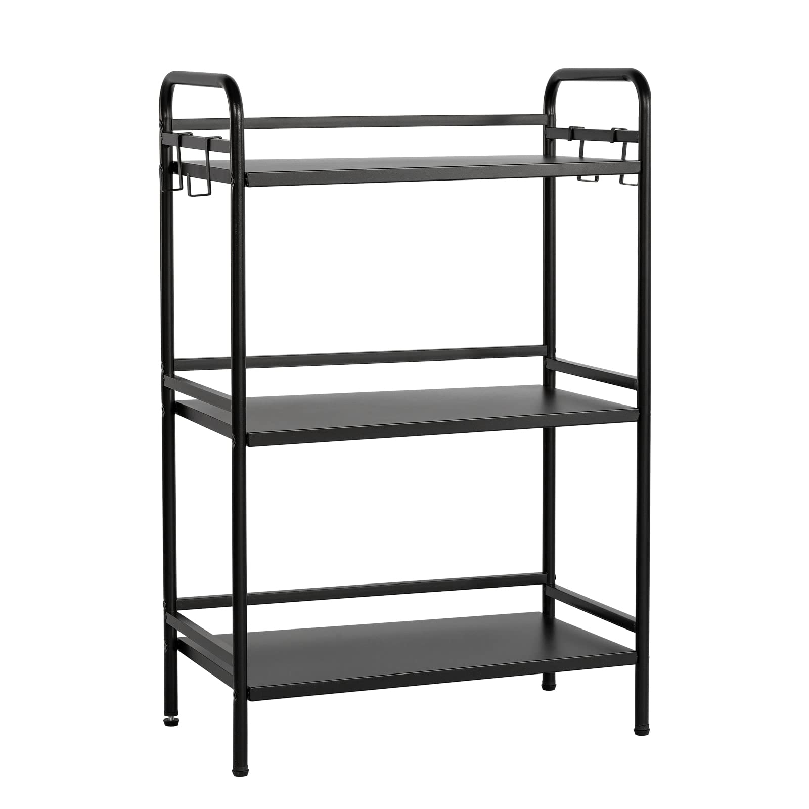 HDANI Storage Shelves, 3-Tier Metal Storage Rack with Shelf,Shelf Organizer,Garage Standing Shelving Unit for Laundry,Bathroom,Kitchen,Pantry, Closet,