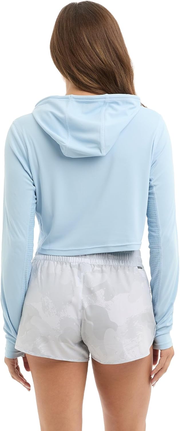 PELAGIC Women's Vaportek Cropped Fishing Shirt