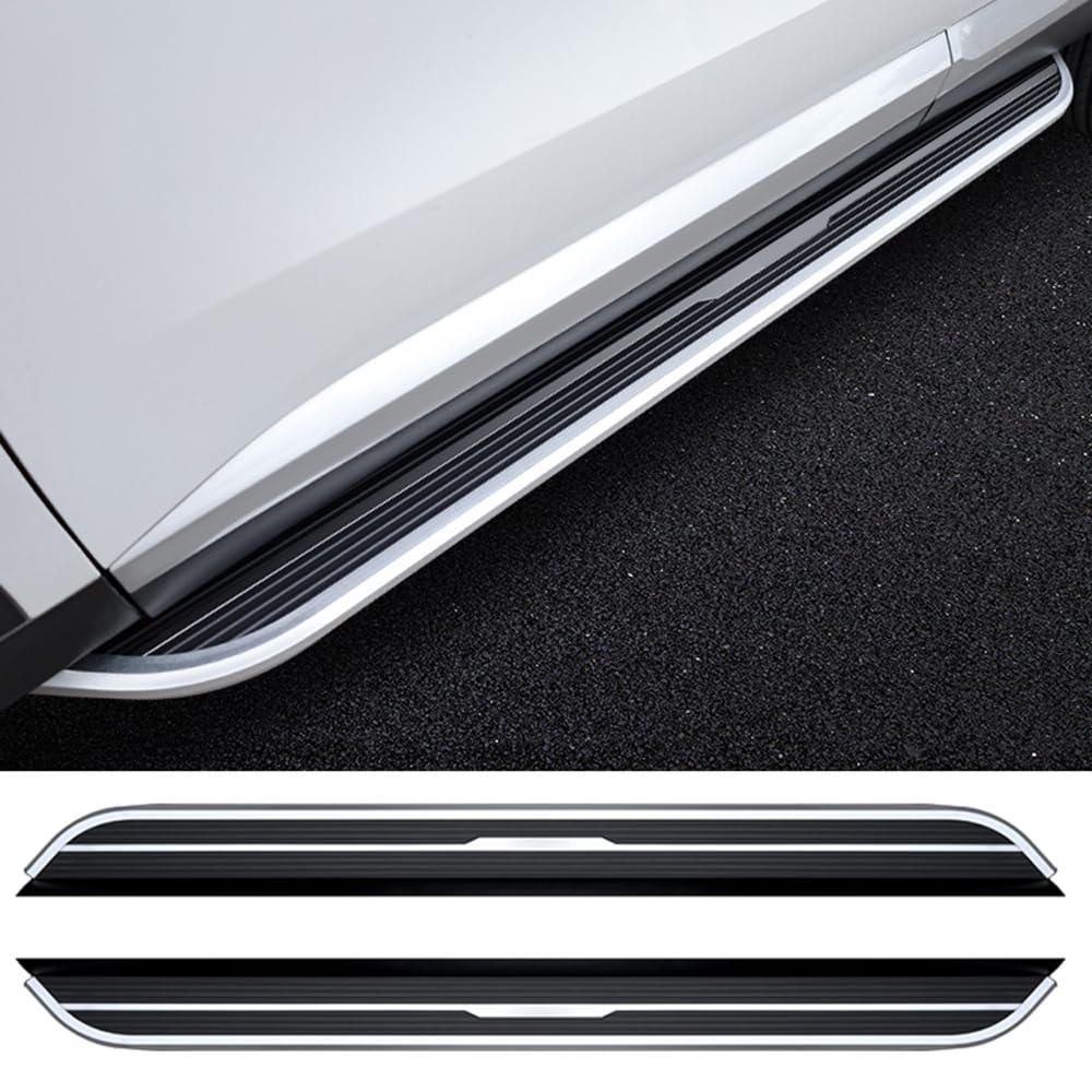 2 pcs fit for LR RRS Range Rover Sport L461 2023 2024 Running Board Side Step Nerfbar Aluminium Black (with Brackets)-YYY