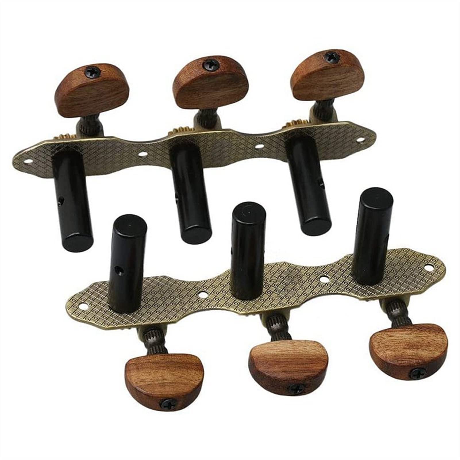 FLFL Gitarren-Mechaniken 2pieces-Gitarre-Tuner-Tuning-Tasten-Pegs-Maschinenköpfe Für Klassische Gitarre