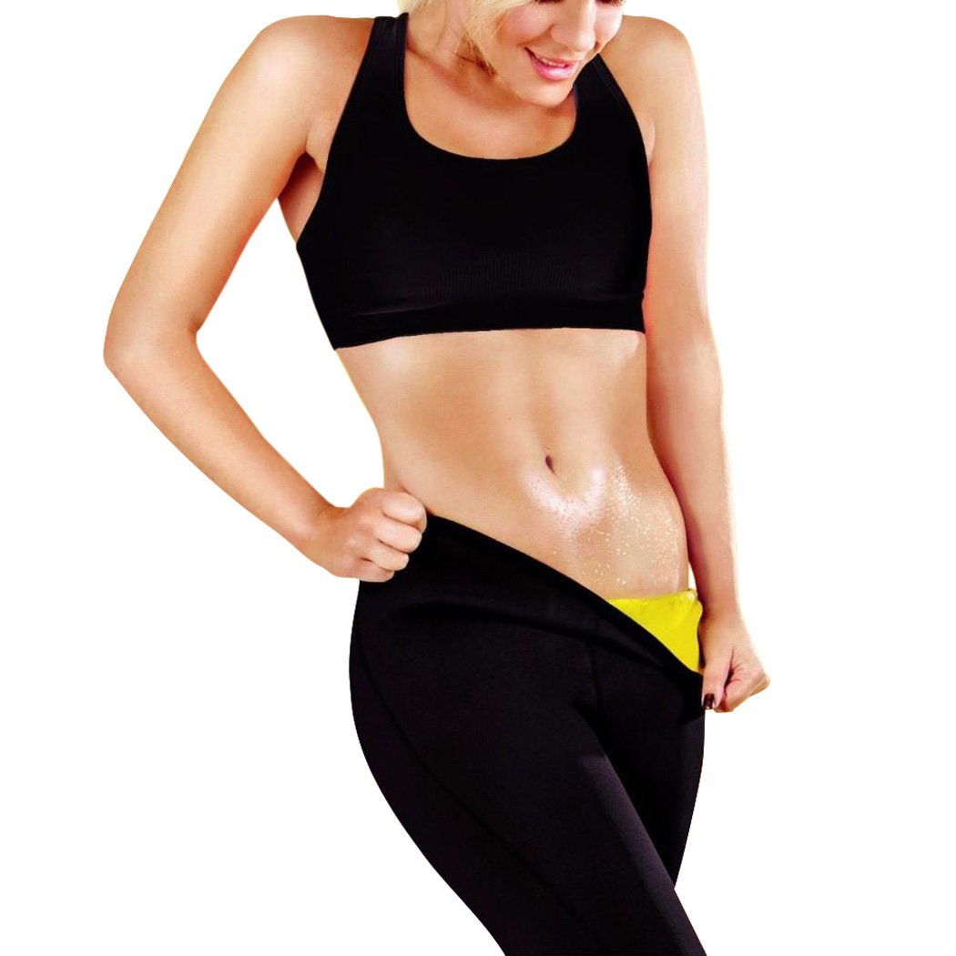 Extreme Fit Saunafit Slimming Thermal Neoprene Sports Capri Black