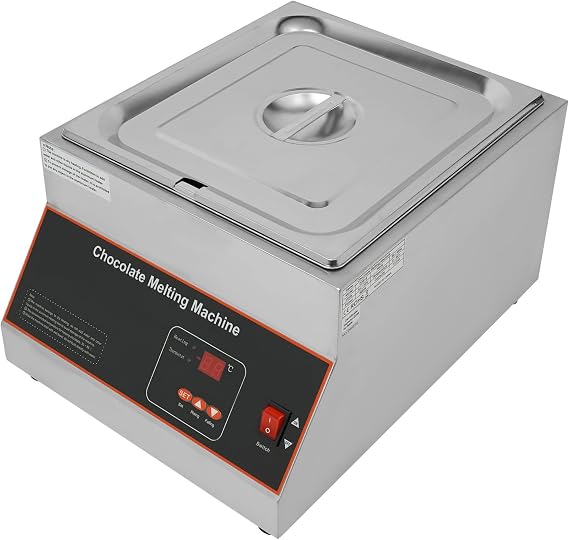 Chocolate Melting Machine, 26.46 lbs Chocolate Melting Pot with TEMP Control 32-203F, 500W Chocolate Warmer, Chocolate Melter For Chocolate/Milk/Cream