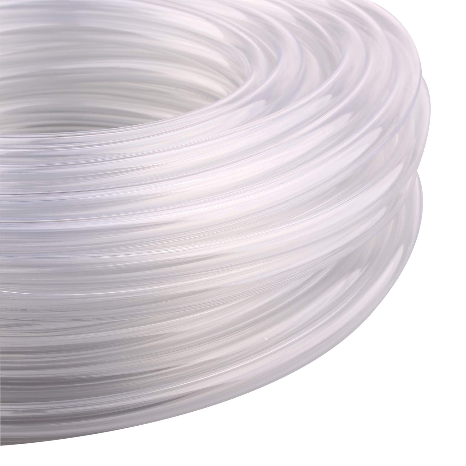 DERNORD PVC Tubing 3/8"ID X 1/2"OD Flexible Clear Vinyl Hose 100 Feet for Food Grade