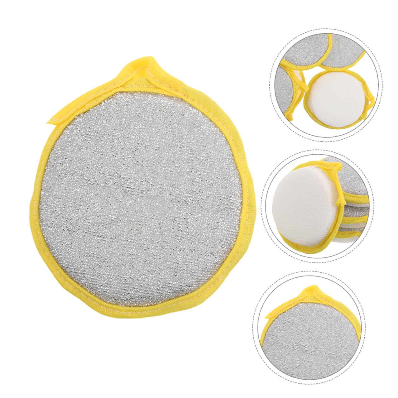 50 Spugne per Piatti da Cucina Doppia Faccia 25 CM Spugna Abrasiva e Morbida per Pulizia Pentole e Utensili Assorbente Olio per Uso Domestico e Lavaggio Auto