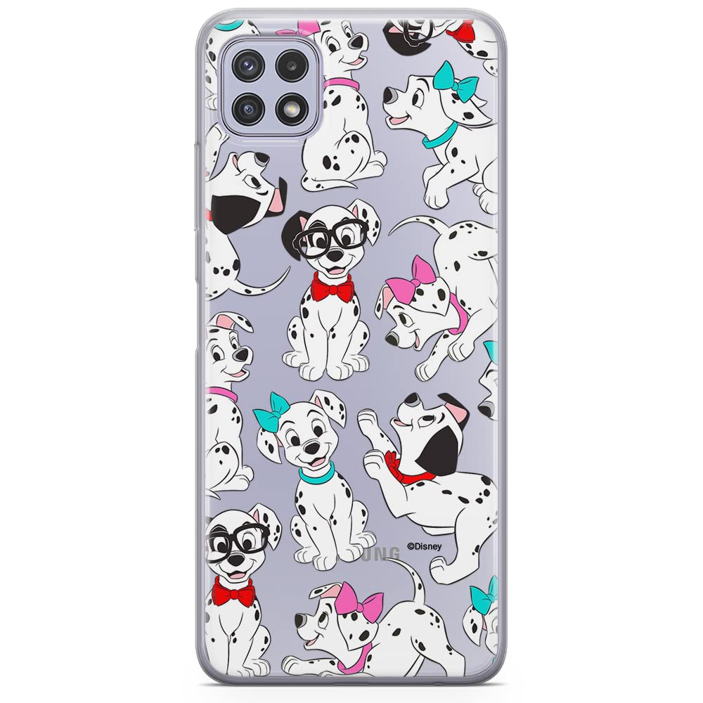 ERT GROUP mobile phone case for Samsung A22 5G original and officially Licensed Disney pattern Dalmatians 006 optimally adapted to the shape of the mobile phone, partially transparent