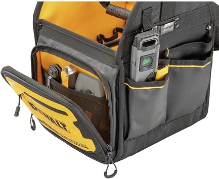 DEWALT Tool Bag, Electrician Tote, Tool Storage and Organization, Durable and Water Resistant, 11 Inch (DWST560105)