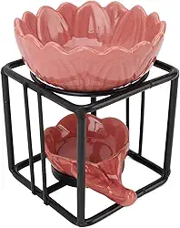 Queimador de óleo essencial, difusor de óleo cerâmico derretido, vela vintage, aquecedor de aromaterapia para decoração de quarto de casa