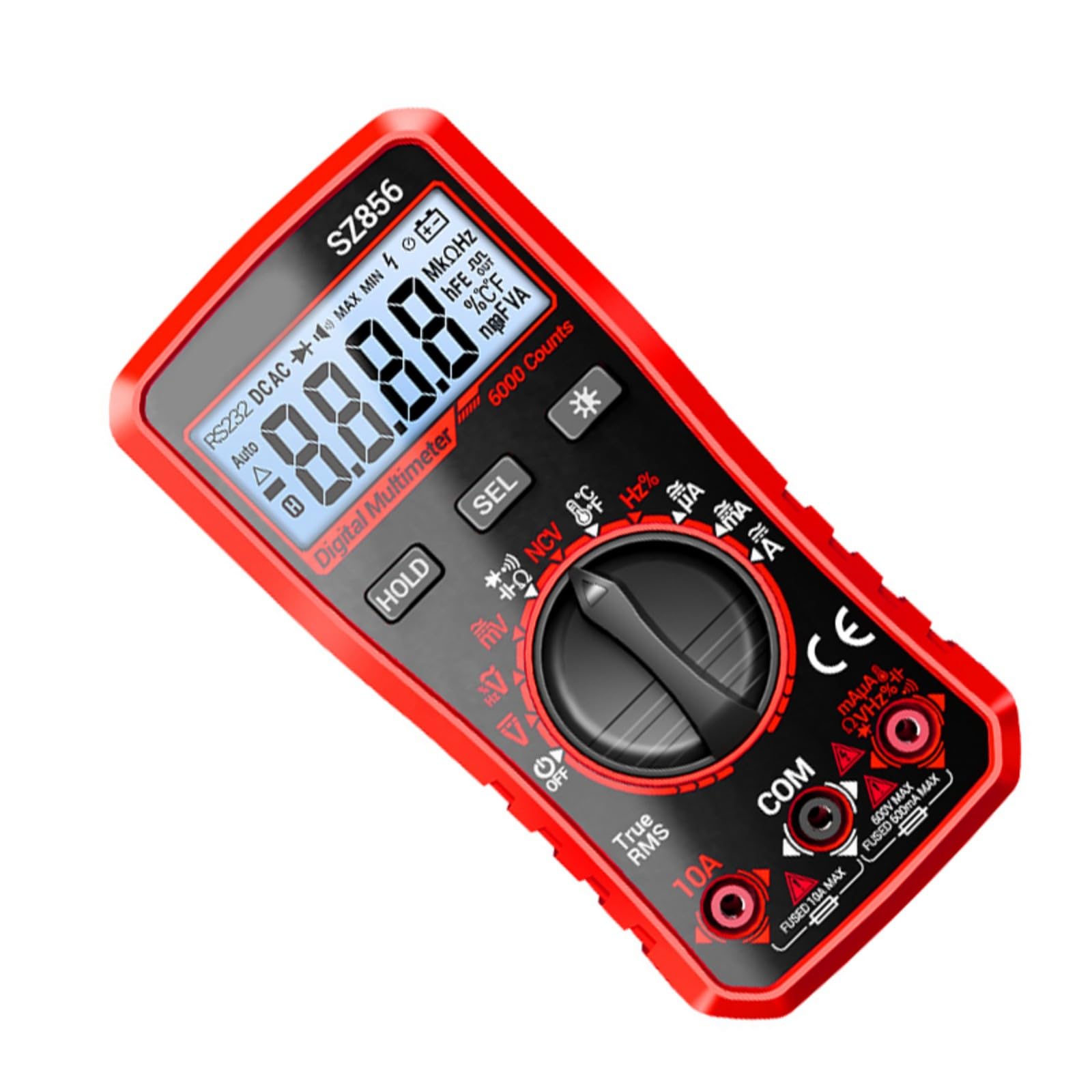 6000 Counts Digital Multimeter with NCV Detections and Backlit for Electrical Diagnostics Digital Multimeter