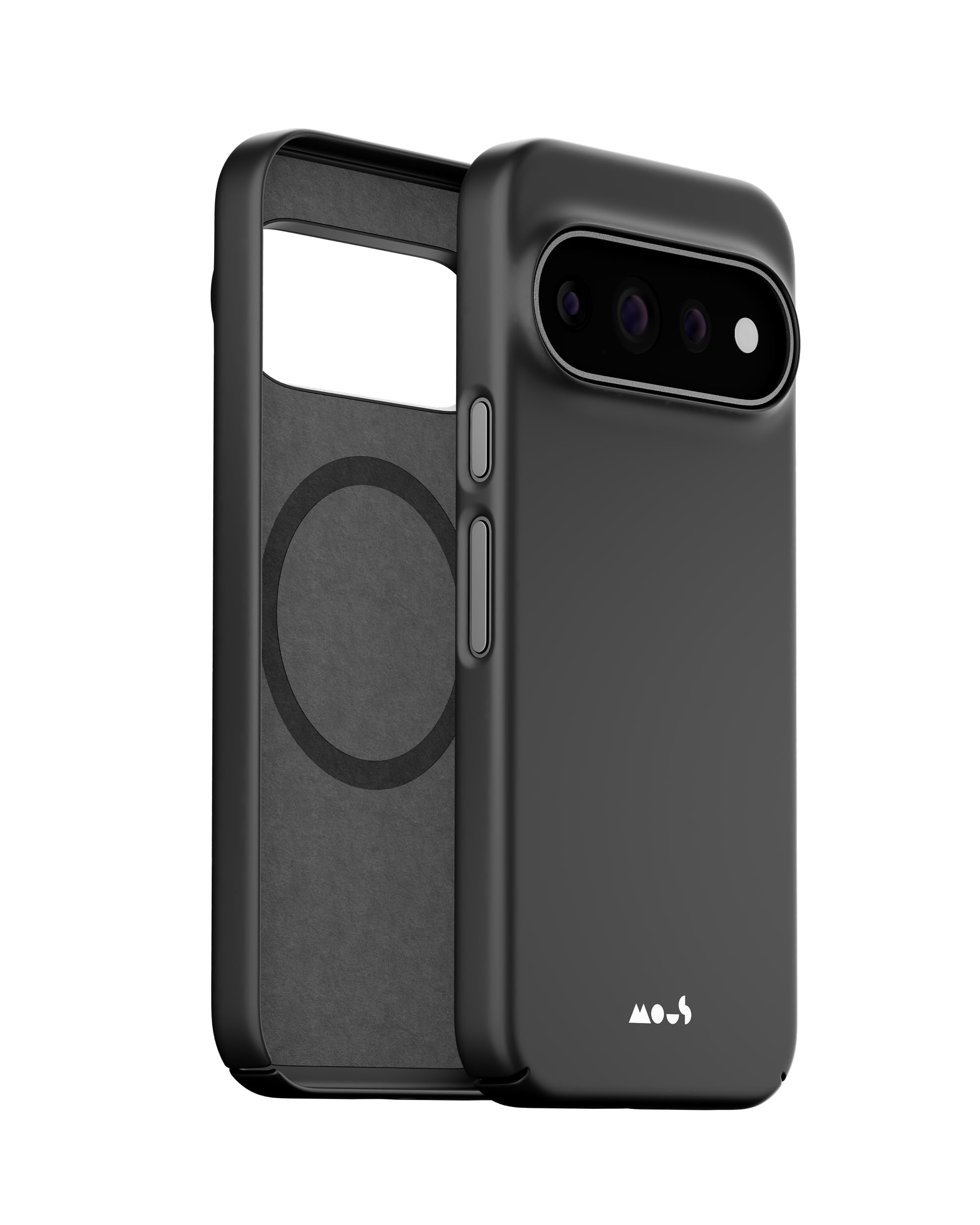 Mous Hülle für Pixel 11 Pro - Super Dünn - Kompatibel mit MagSafe und Pixelsnap - Schwarz