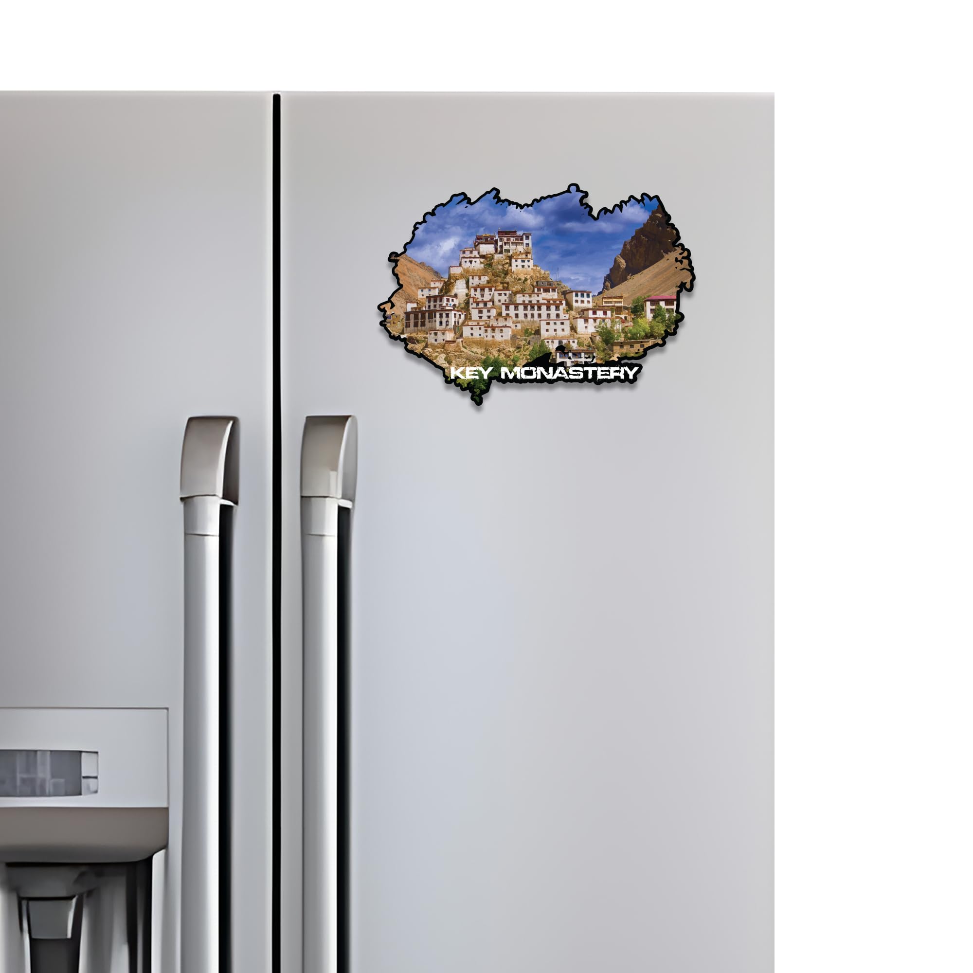 Wanderlooms Fridge Magnet Waterproof for Home Decoration Kitchen & Office Stylish Theme Magnet Birthday Gifts Kids Girls Boys Gift 1.1mm in Glossy Vinyl Gift (Key Monastery Fridge Magnet) (B0D8W6YM8J) Amazon Price History, Amazon Price Tracker