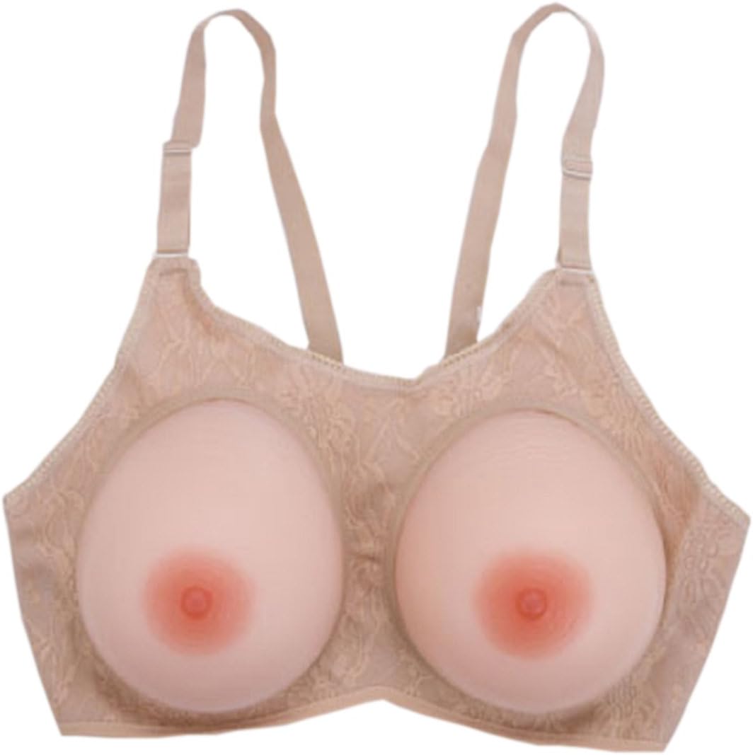 1000g 34DD/36D/32E Skin Color New Bra Silicone Breast
