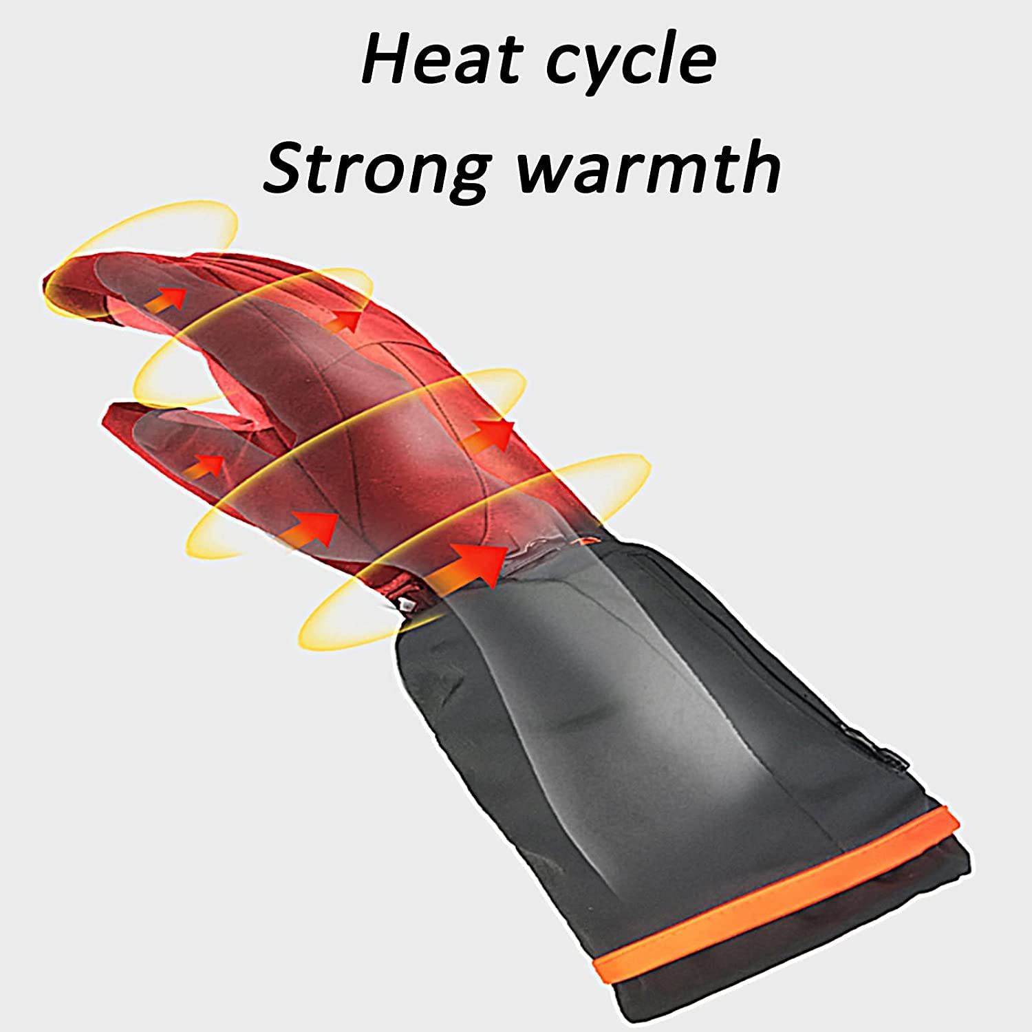 podgrzewane rękawiczki na zapalenie stawów ładowalne podgrzewane rękawice rękawice outdoorowe, regulacja temperatury, wielokrotnego ładowania, bateria 3000 Mah zapalenie stawów, ochrona rąk, wodoodporne rękawiczki narciarskie z ekranem dotykowym