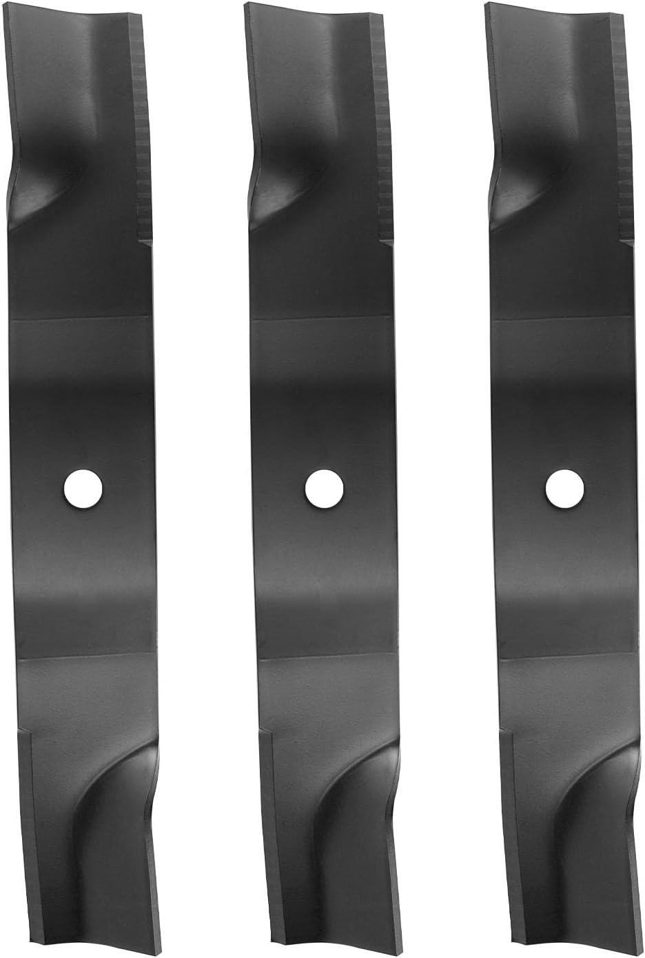 High Lift Blades 48 '' Fit for Lesco 050227, 12111-01,for Ransomes 112111-01,for Bobcat 03239,112111-01,2722543-01, 32061, 32061A Mower Blades 3Pack