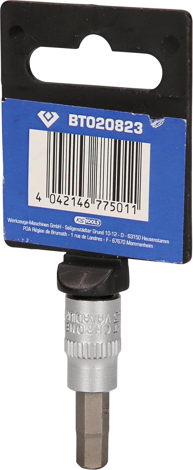 BRILLIANT TOOLS BT020823 Douille six pans creux 1/4", 6 mm [Powered by KS TOOLS]