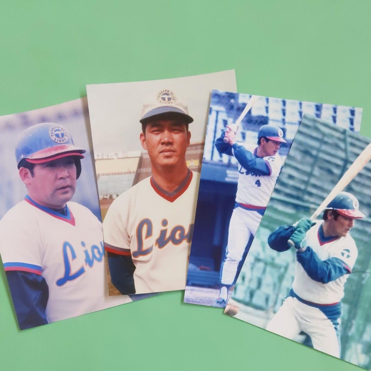 太平洋クラブライオンズLサイズ写真4枚 新品未使用太平洋クラブライオンズ Tシャツ クラウンライター