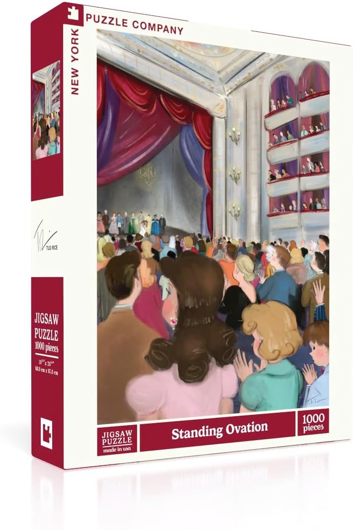New York Puzzle Company - Tug Rice Standing Ovation - 1000 Piece Jigsaw Puzzle for Adults by Tug Rice