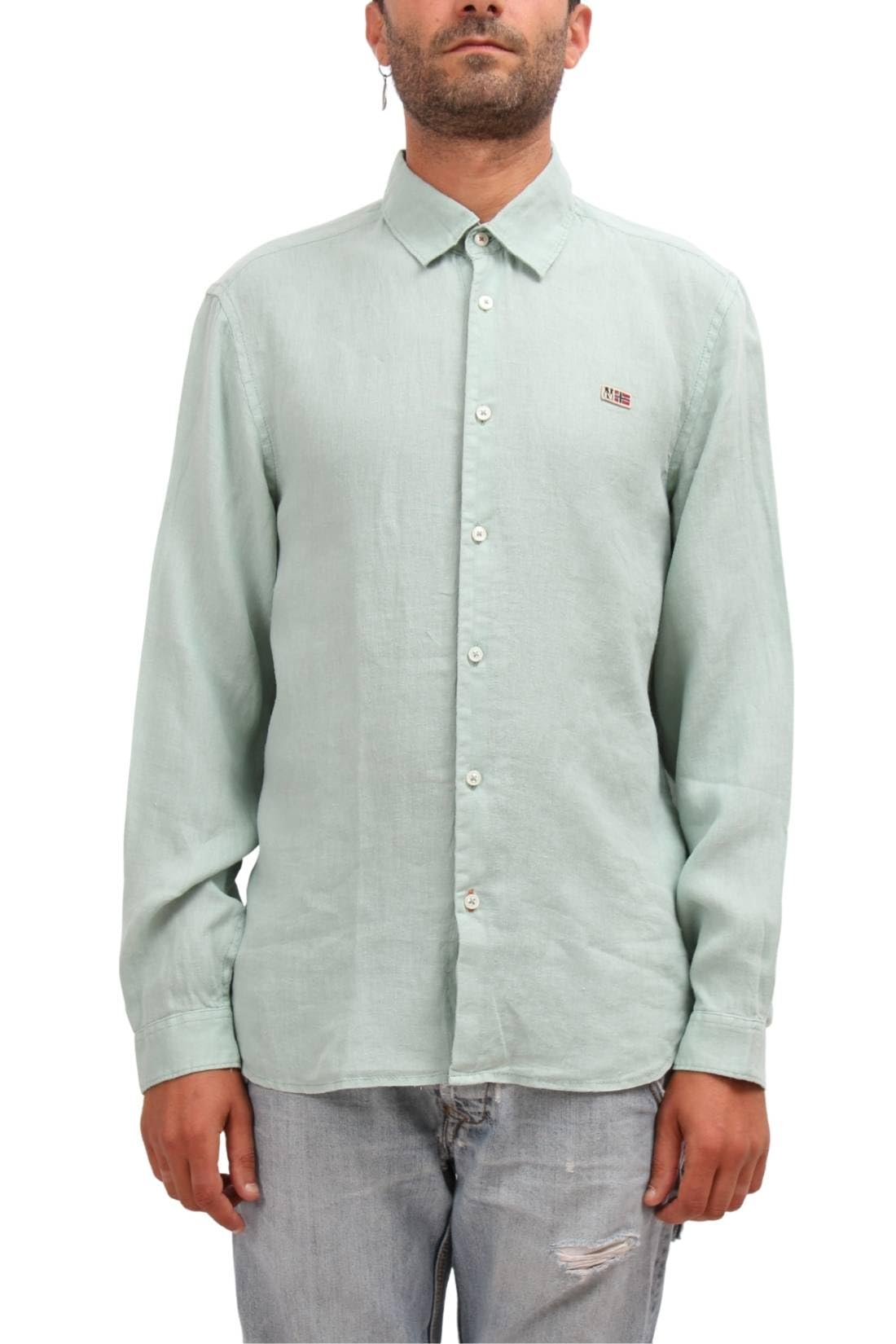 NAPAPIJRI - Camisa de lino Gilbert para hombre