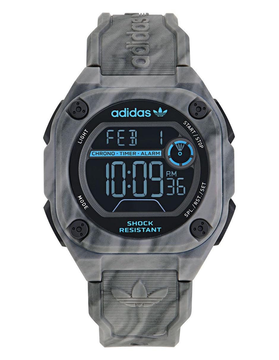adidas Resin Originals Digital Neg Display Dial Unisex Digital Watch - Aost23574, Dial Color-Clear, Band Color-Grey (B0CJFY2TBH) Amazon Price History, Amazon Price Tracker