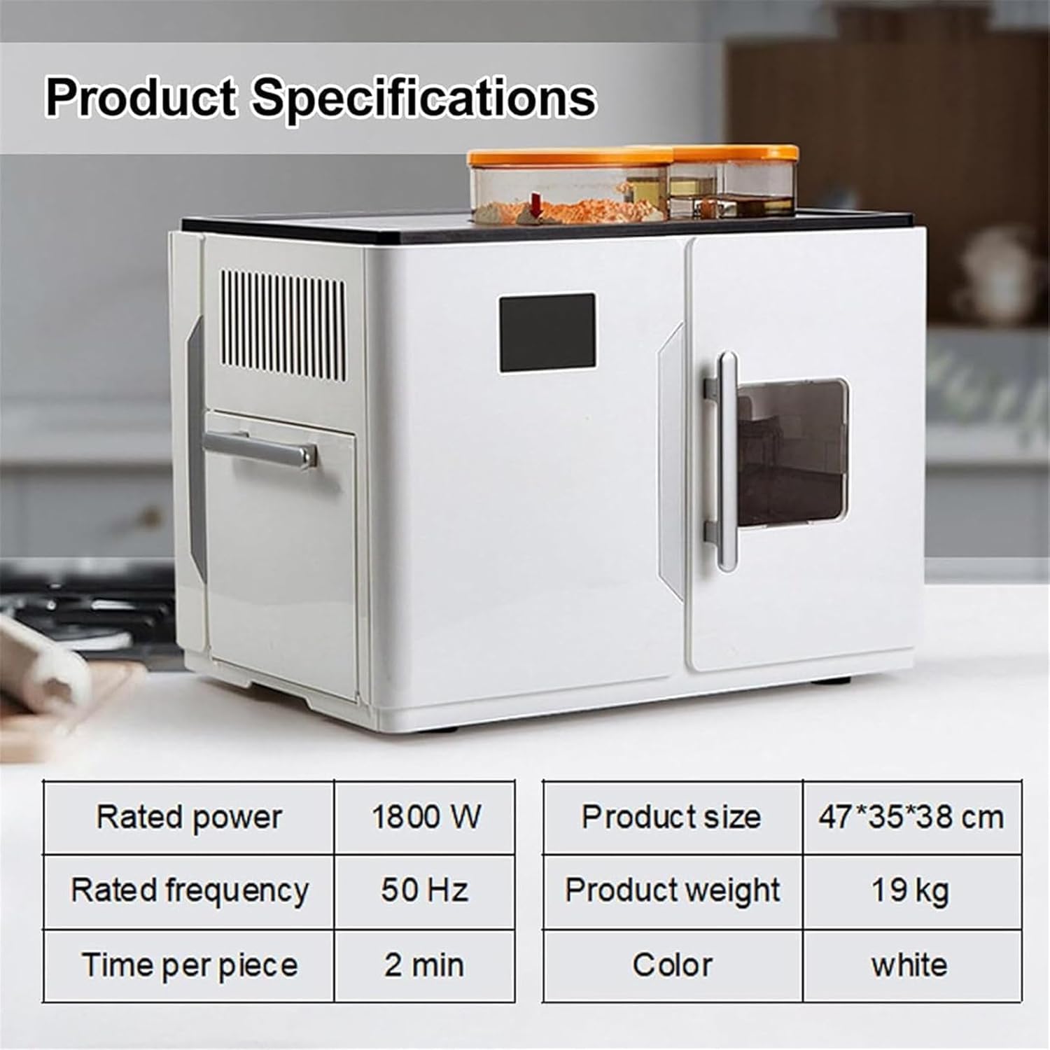 Macchina Professionale per Roti E Chapati da 1800 W - Completamente Automatica, con Schermo Touch Intelligente, Prepara 20 Focacce, Ideale per La Casa E La Ristorazione, per Una Cottura Facile E