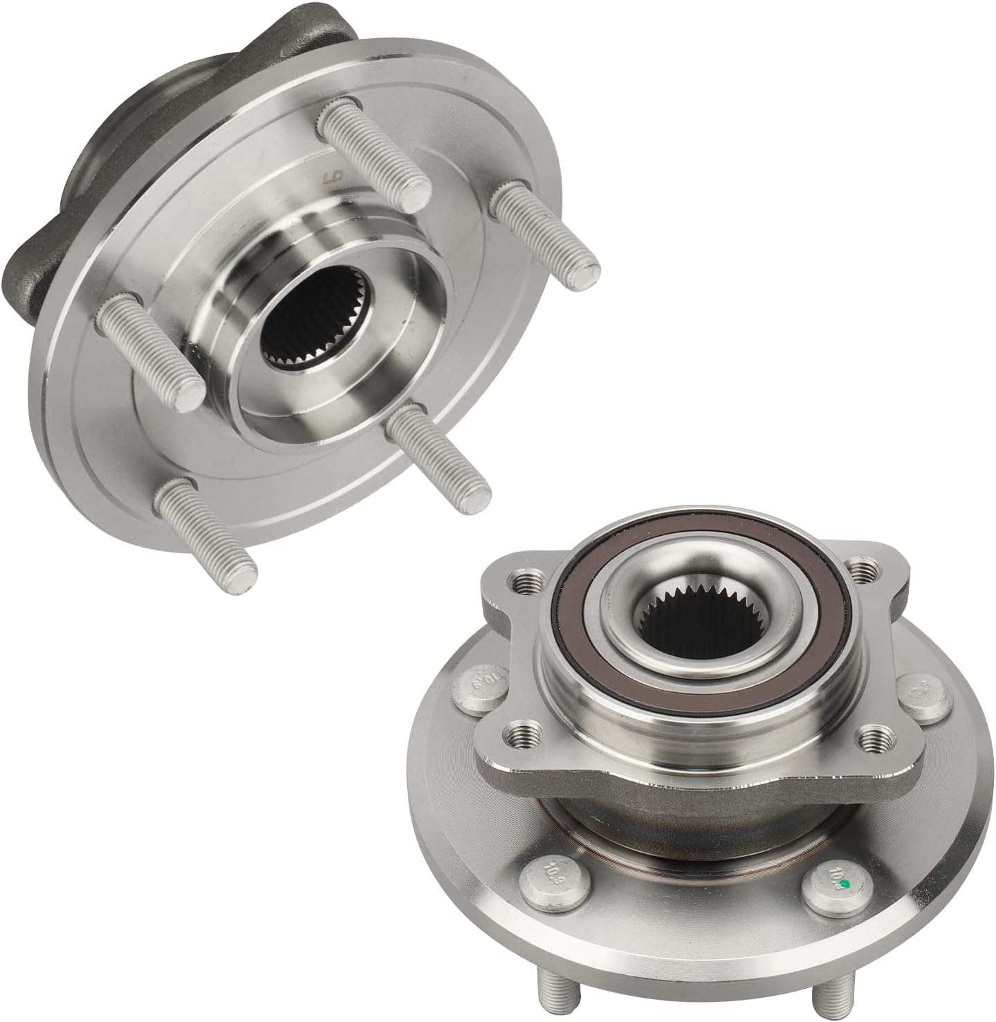 IRONTEK Front Wheel Hub Bearing Assembly FITS 2009-2020 for Dodge Journey (5 Lugs w/ABS) 513286x2 2PCS