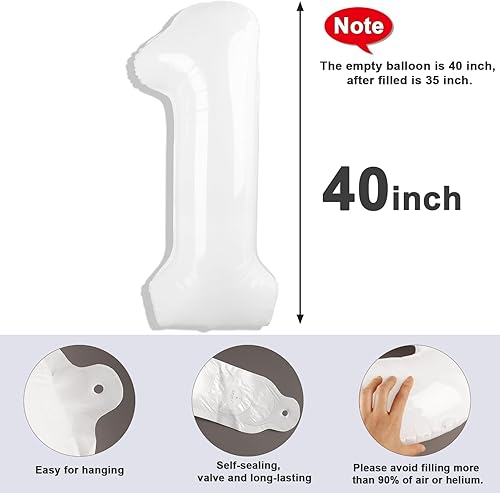 Vista 482 de Globos de números 0 de 40 pulgadas, globos negros de números para números 10, 20, 30, 40, 50, 60, 70, 80, 90, 100, globos de números 10, 20, 30, 40