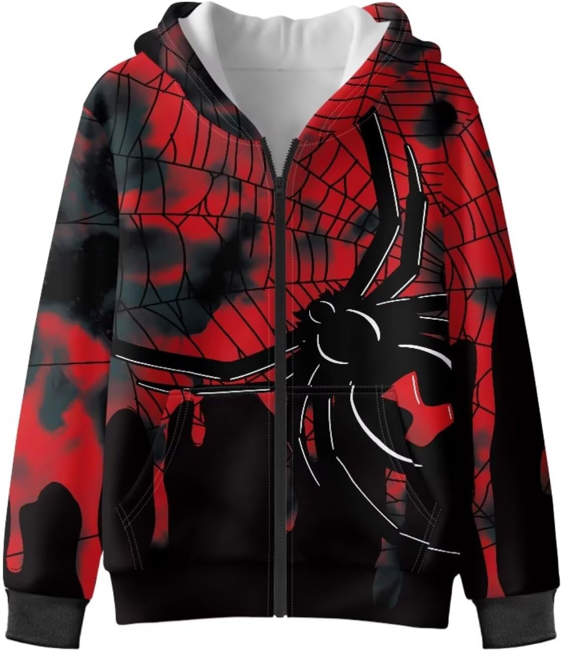 Pullover Hoodies for Boys Full-Zip Activewear Long-Sleeve Sweatshirt Fashion Activewear for School Exercise