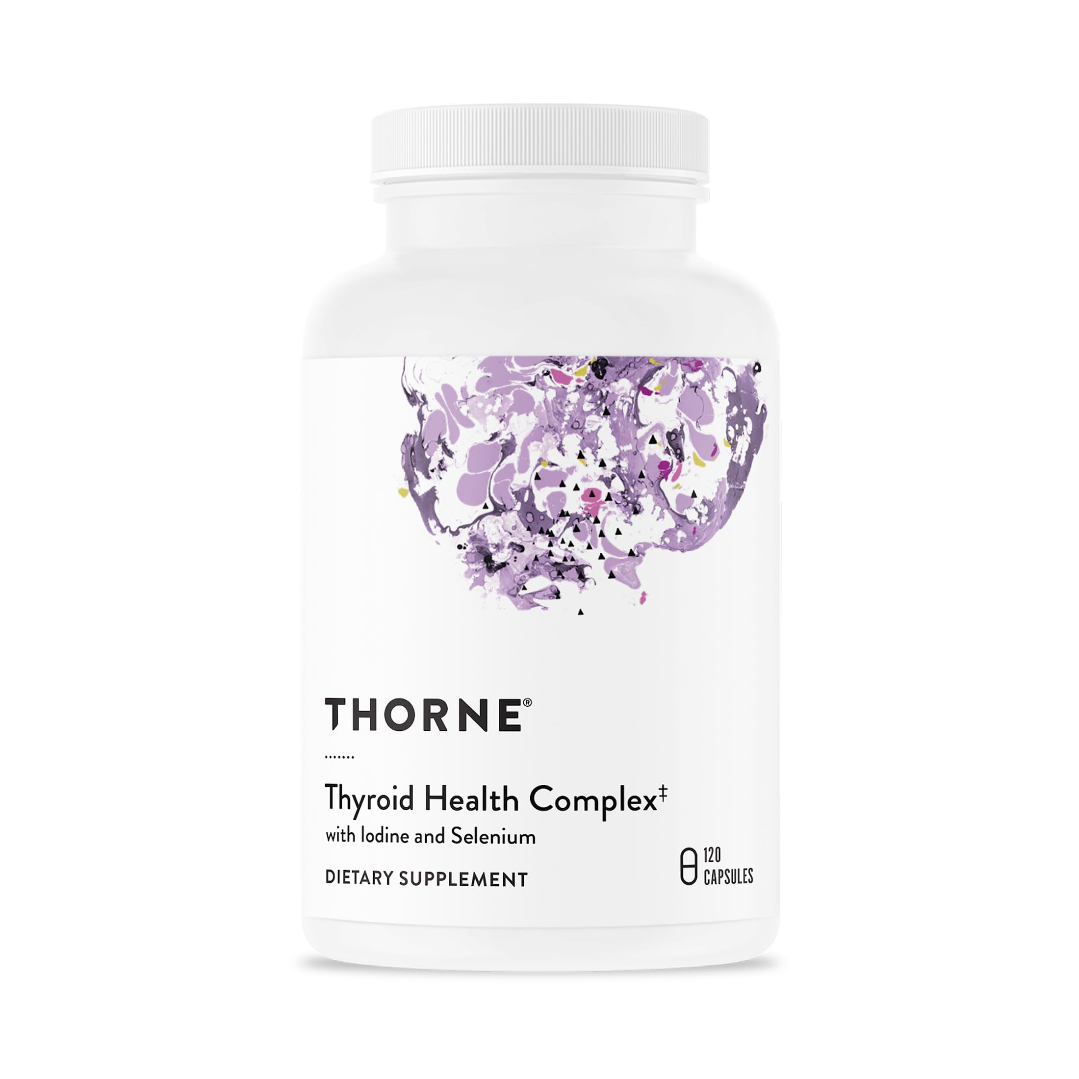 Thyroid Health Complex (Formerly Thyrocsin) - Thyroid Cofactors for Thyroid Function Support* - Vitamins B12, C & E, Ashwagandha, Iodine, Zinc, Selenium, Copper & L-Tyrosine - 60 Servings