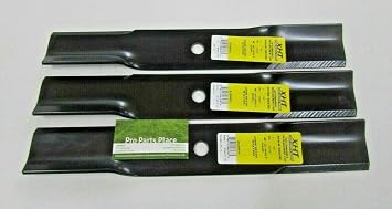 XHT 3 USA Blades Compatible with John Deere Sabre SCOTSS M41967 M127466 46" Cut Decks 1546GS