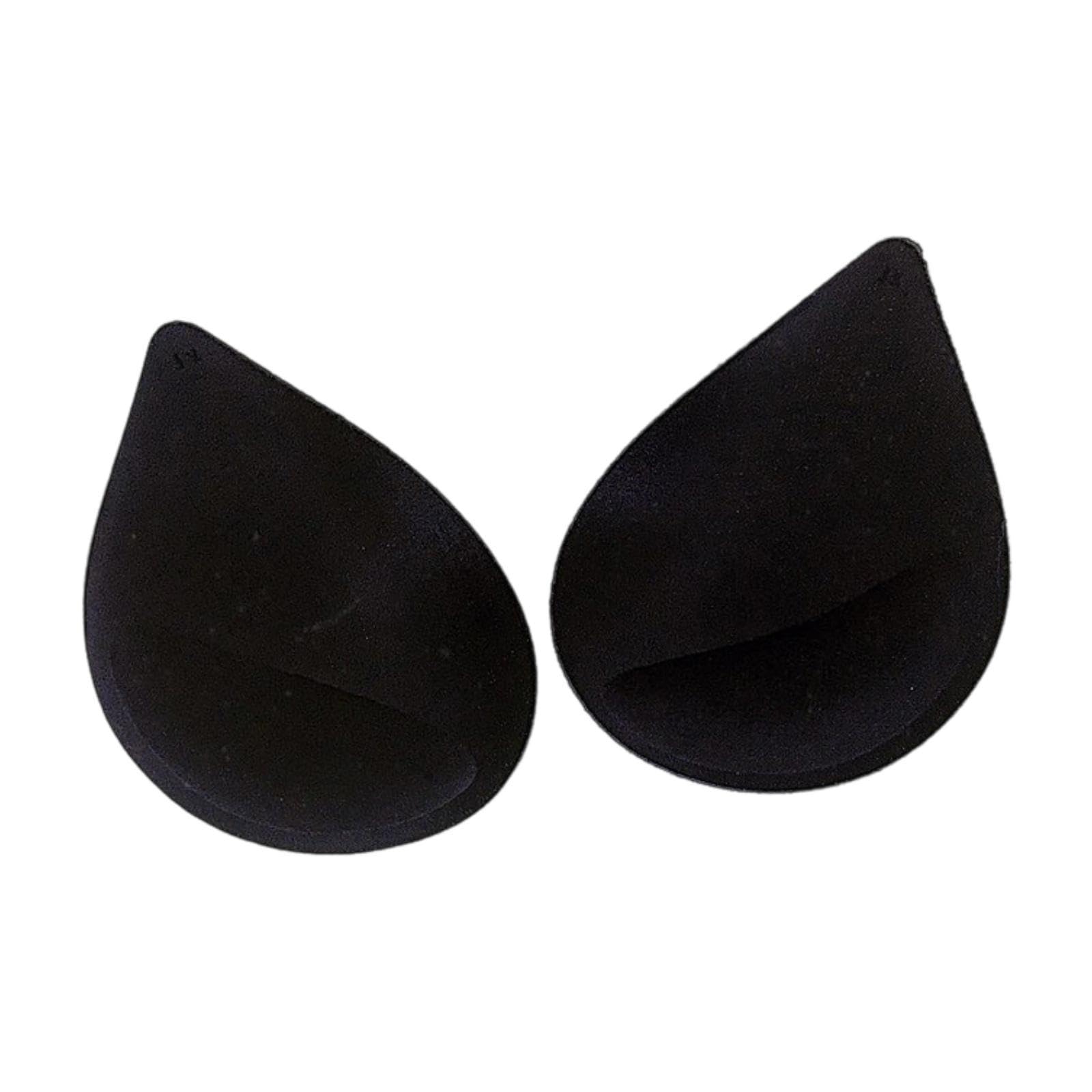 nivaa 2x Bra Cups Inserts Removable Breast Enhancers Inserts Soft Bra Pads Inserts Black 15X14X2CM-picture-42