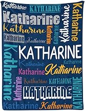 Personalized Blankets with Name Custom Blanket for Adult Kids Baby Customized Blanket Monogrammed Blankets Gifts for Women Men Girls Boys