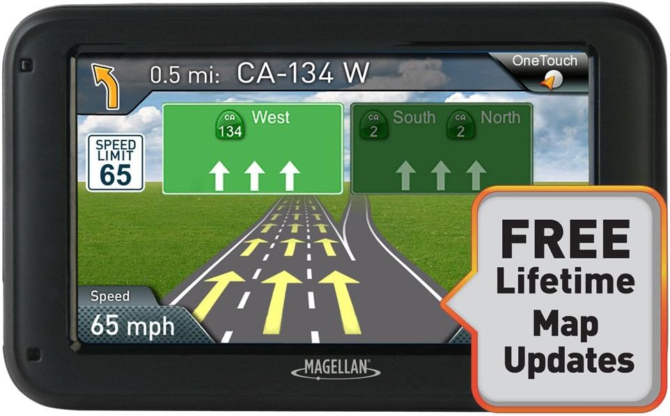 Magellan RoadMate 5220-LM Portable GPS Navigator with Lifetime Maps