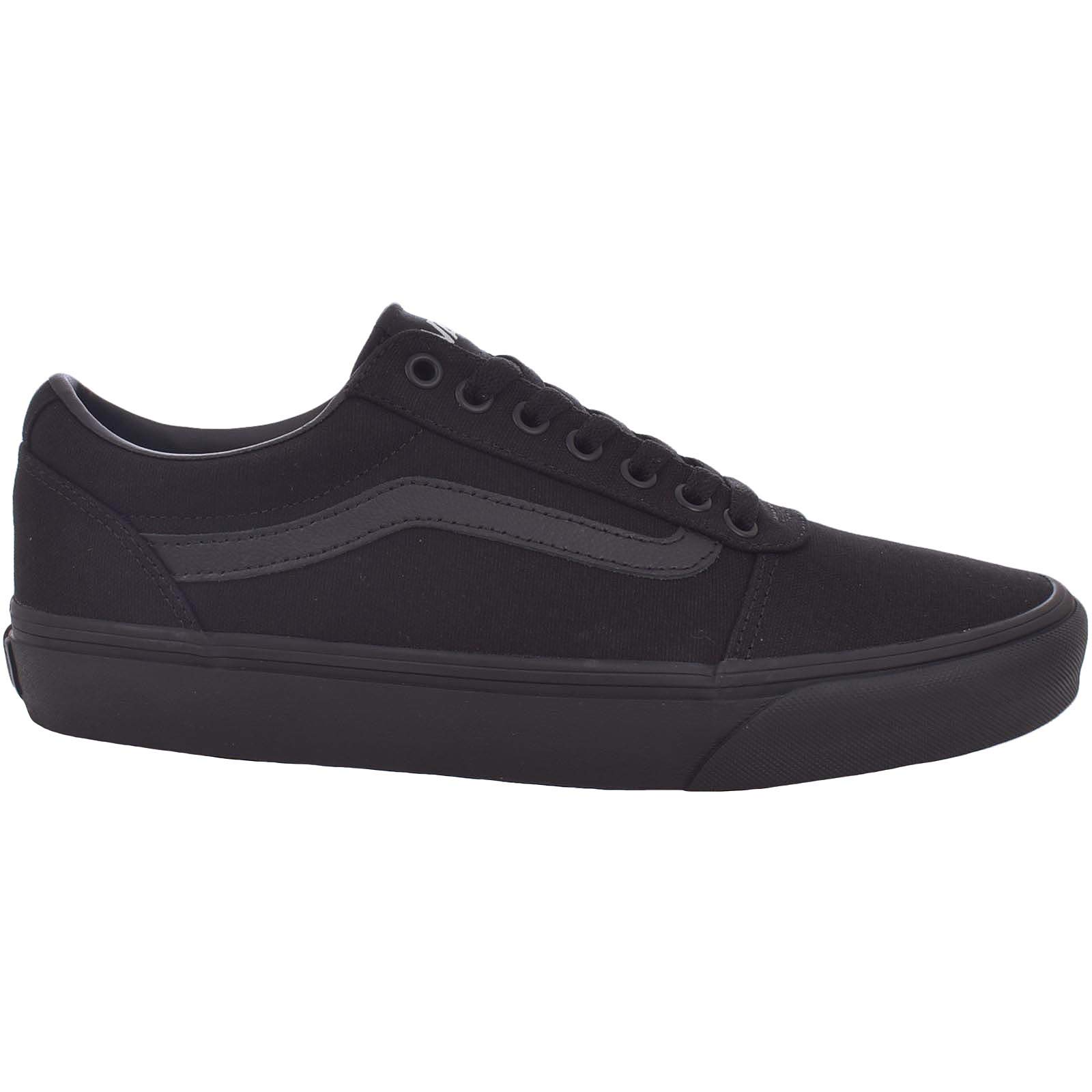 Vans Men's Ward Sneaker, Canvas Black/Black, 10.5