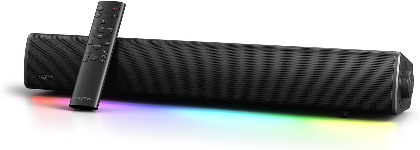 Soundbar Gaming Creative Sound Blaster GS3 - Audio 24W, RGB, Bluetooth 5.4, USB, Per PC E Console - Foto 8