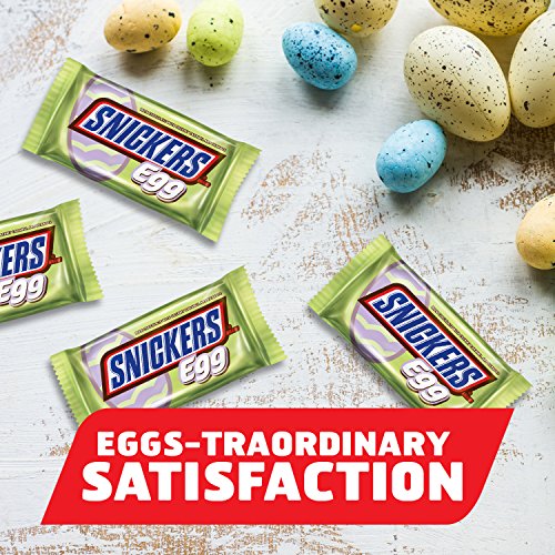 Snickers Easter Singles Size Chocolate Candy Bar Egg 1.1-Ounce Bar 6-Count Pack #TOP2