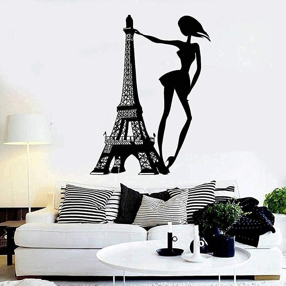 Art Stickers and Wall Pictures Sport Paris Women's Eiffel Tower Sticker
